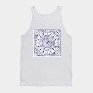 Hand Painted Tile Tank Top